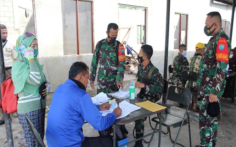 Ratusan Warakawuri dan Purnawirawan TNI-AD Terima Vaksinasi Covid-19