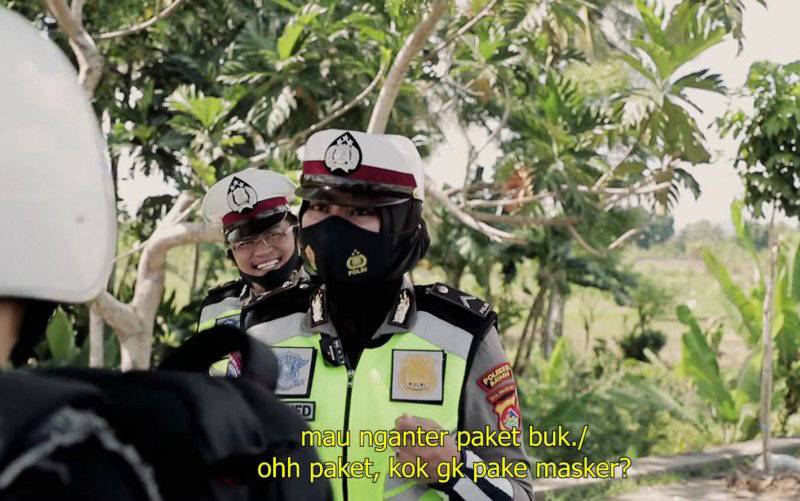 Polisi Edukasi Masyarakat Lewat Film Komedi