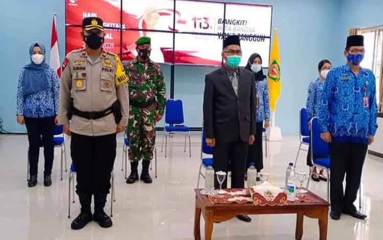 Pemkab Katingan Ikuti Upacara Peringatan Hari Kebangkitan Nasional ke 113