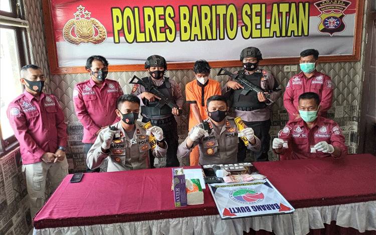 Polisi Amankan Terduga Bandar Narkoba, 33,05 Gram Sabu dan 154 Seledril Disita