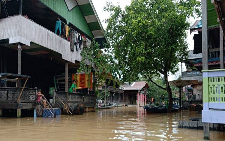 Banjir Melanda Sejumlah Kecamatan di Wilayah Hulu Kabupaten Kapuas