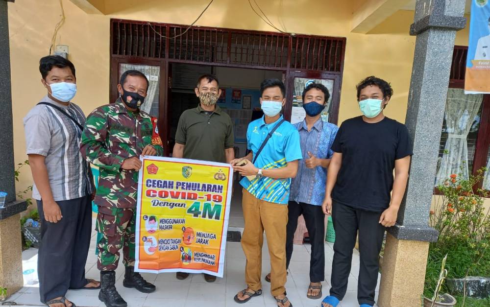 Ini Upaya Babinsa Sabaru Memasyarakatkan Protokol Kesehatan
