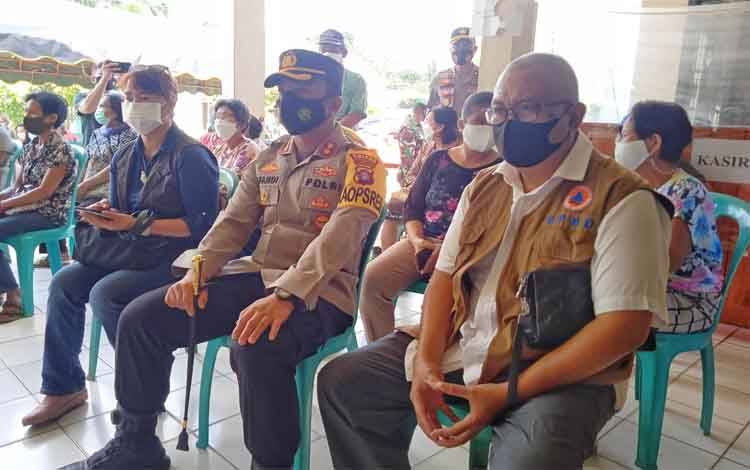 Kapolres Barito Timur Laporkan Perkembangan Vaksinasi dan Zonasi Covid-19 Secara Virtual