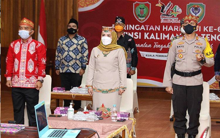 Pemkab Seruyan Ikuti Peringatan Hari Jadi Kalteng