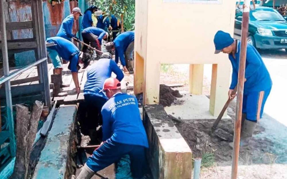 Bangunan Menutup Drainase di Palangka Raya akan Dibongkar