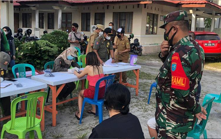 Berkendara Tanpa Masker di Palangka Raya Langsung Jalani Swab Antigen
