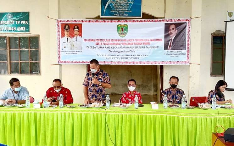 Disdagkop UKM Barito Timur Adakan Pelatihan bagi UMKM di 3 Kecamatan