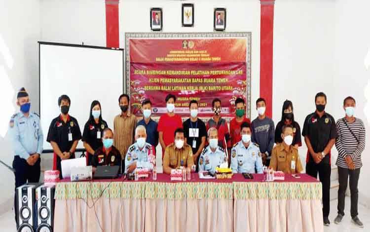 WBP Lapas Kelas IIB Muara Teweh Diberikan Pelatihan Pertukangan Las Listrik