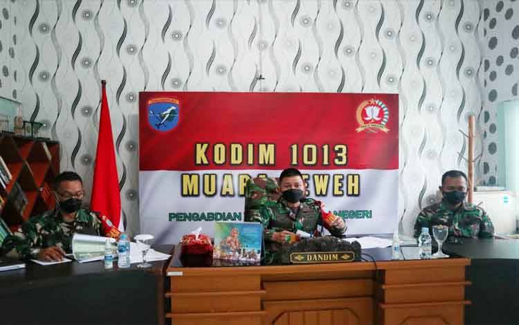 Dandim Muara Teweh Paparkan Kesiapan Pra TMMD