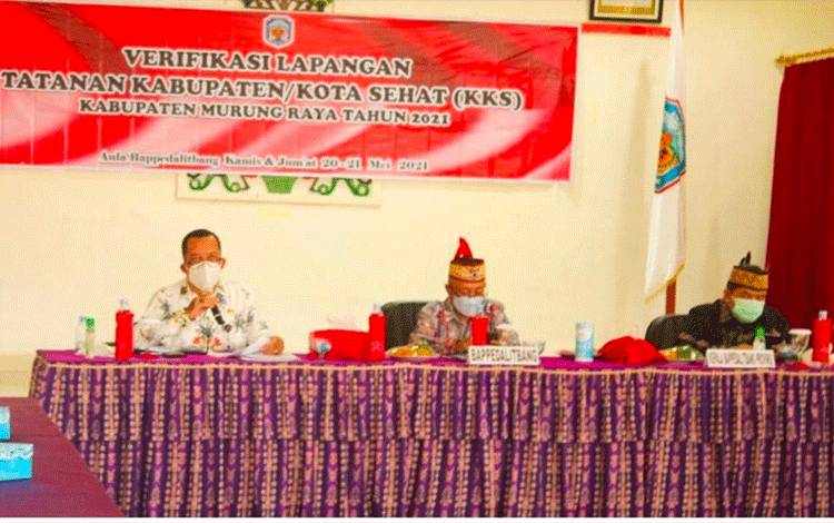 Wakil Bupati Murung Raya Berharap Tatanan Kabupaten/Kota Sehat?Dapat Nilai Baik