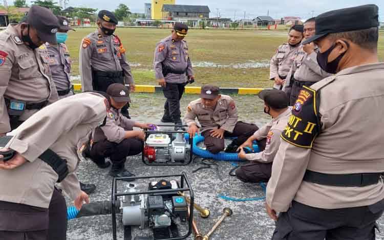Kabagops Polres Katingan Ingatkan Tim Satgas Terkait Karhutla