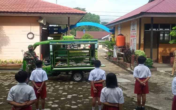 Si Komos Kodim Lamandau Juga Jadi Media Sosialisasi Prokes