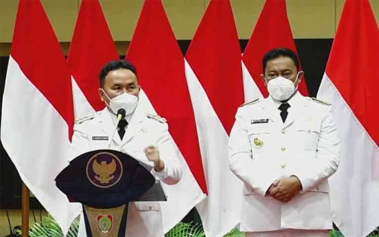 Sambutan Gubernur Kalteng saat silaturahmi di Aula Jayang Tingang, Rabu, 26 Mei 2021