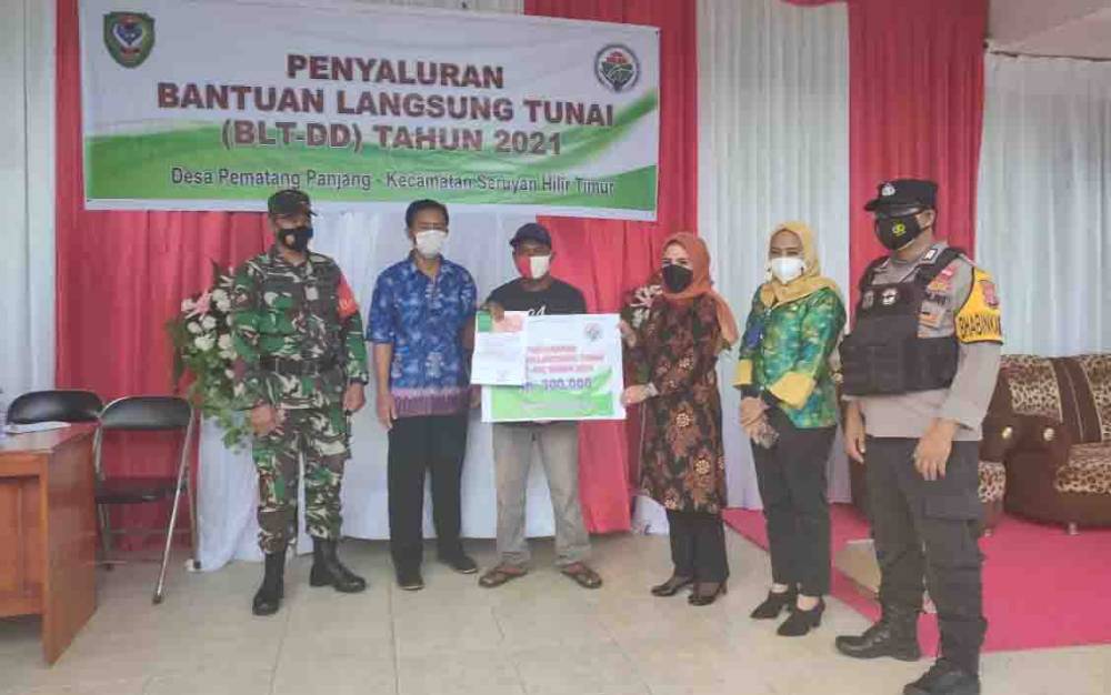 Wakil Bupati Seruyan Hadiri Penyaluran BLT-DD Desa Pematang Panjang