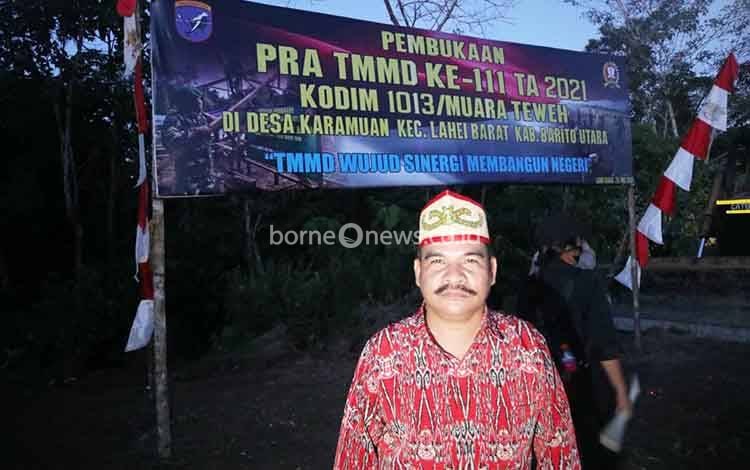 Damang Lahei Barat Apresiasi Program TMMD ke 111 Kodim Muara Teweh