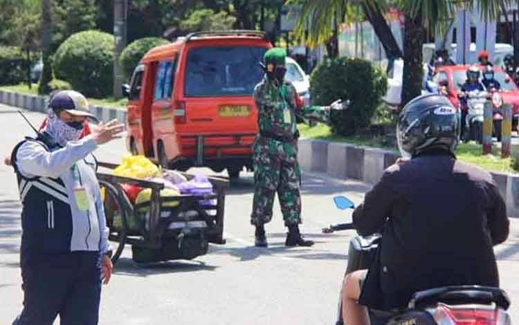 Razia protokol kesehatan di Kota Palangka Raya beberapa waktu lalu