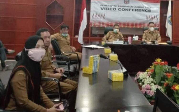 Ikut?Rakor dengan Mendagri, Wabup Murung Raya: Fokus Langkah Percepatan Penyerapan APBD