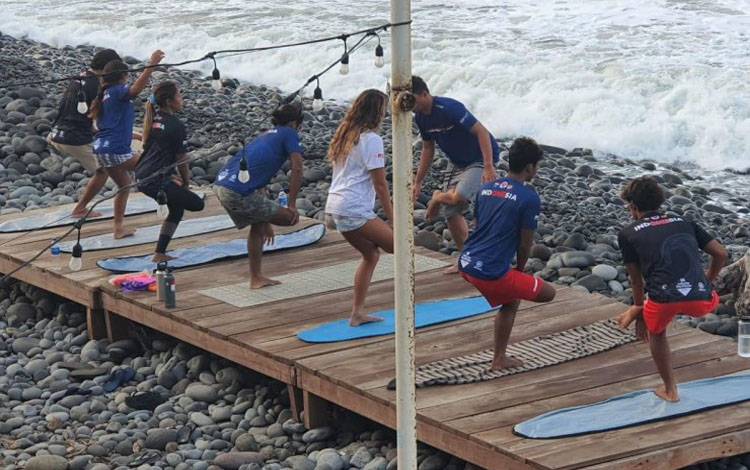 Tim Selancar Indonesia Berebut Tiket Olimpiade di El Salvador