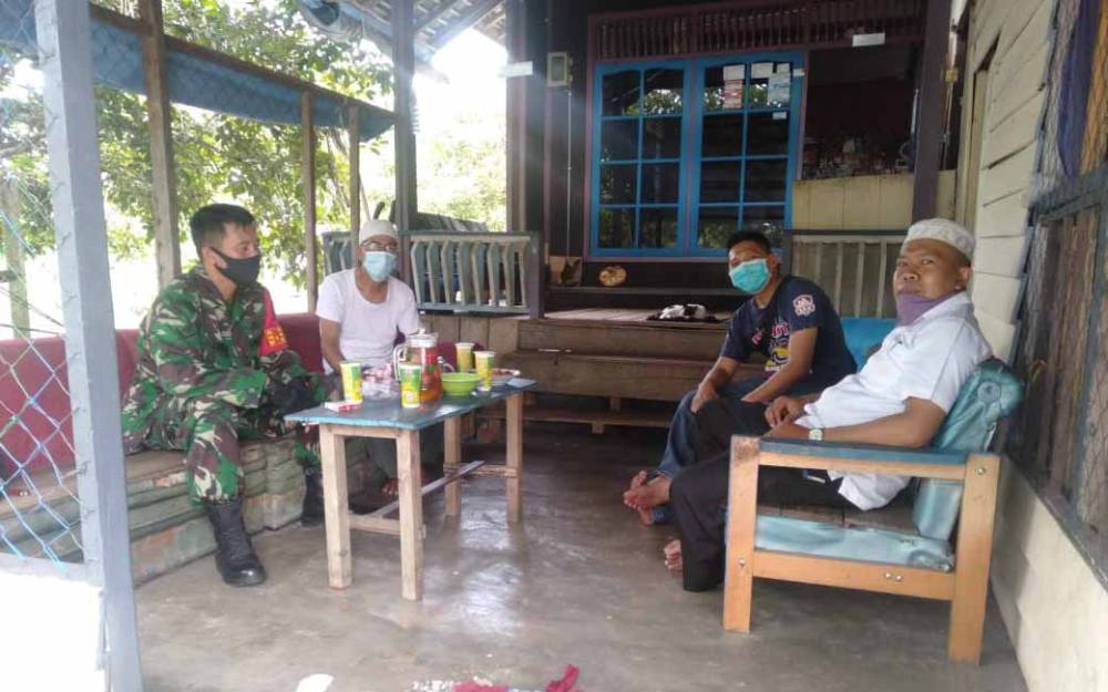 Babinsa Koramil 1016-02 Bukit Batu Maksimalkan Peran Pembinaan Teritorial