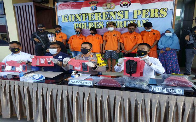 3 Pengdar Sabu Diamankan di Seruyan Tengah