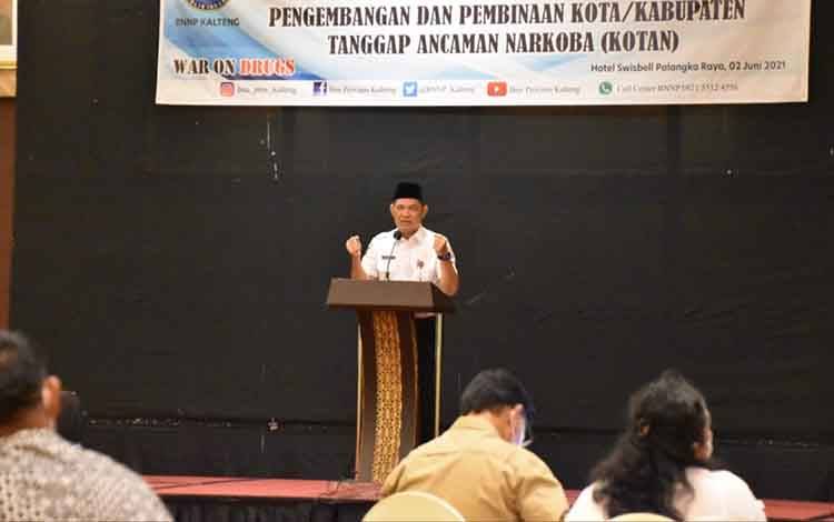 Sekda Kalteng Buka Rapat Koordinasi Tanggap Ancaman Narkoba