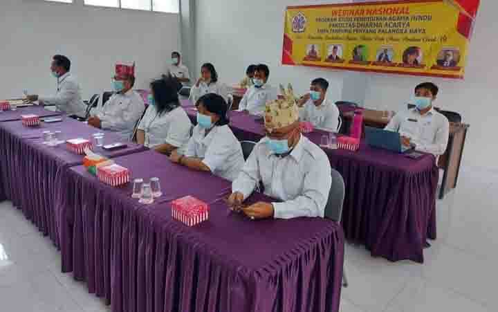 Fakultas Dharma Acarya IAHN-TP Palangka Raya Gelar Webinar Nasional