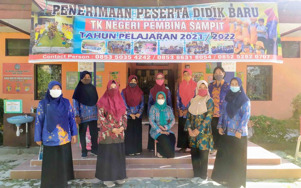 TK Negeri Pembina Sampit Siap Sambut Peserta Didik Baru
