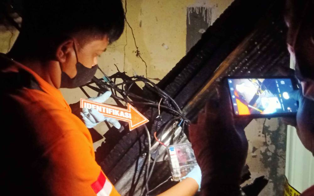 2 Rumah di Panarung Palangka Raya Hangus Terbakar