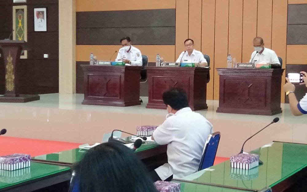 Rakor Penataan Kelembagaan Perangkat Daerah di Katingan Alot