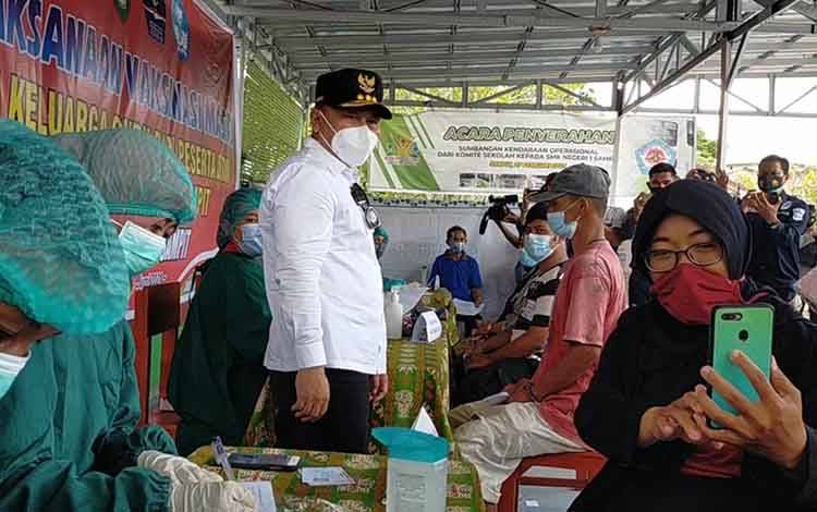 Targetnya Setiap Hari 16 Ribu Warga Kalteng Divaksin Covid-19