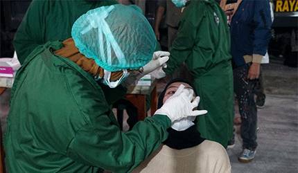 Satgas Covid-19 Palangka Raya Gencar Lakukan Swab Antigen Acak