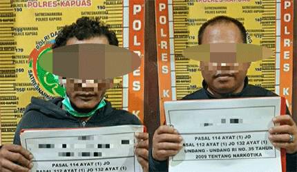 Polisi Tangkap Dua Laki-Laki Ini Karena Sabu