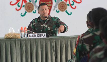 Ini Pesan Dandim Palangka Raya Sebelum Berpindah Tugas