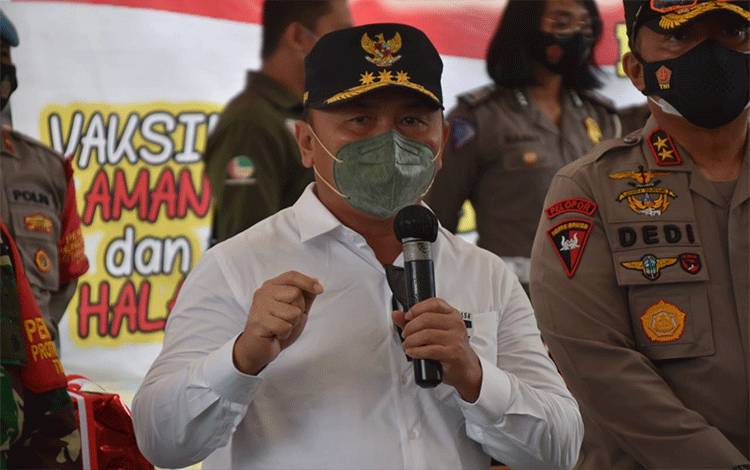 Tak Jemu Gubernur Kalteng Terus Sosialisasikan Vaksinasi dan Prokes di Tengah Pandemi