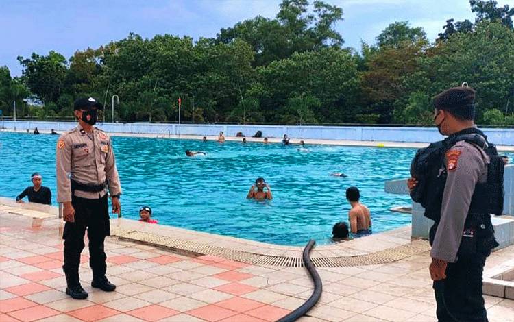 Polresta Palangka Raya Lakukan Patroli Cipta Kondisi di Obyek Wisata