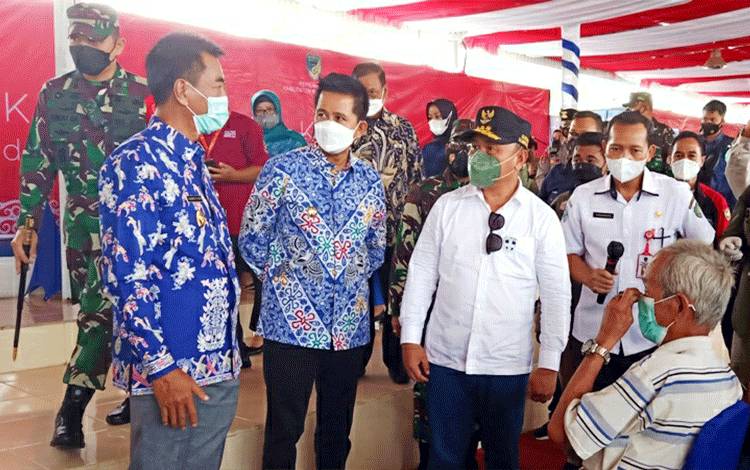 Pemkab Barito Utara Diminta Proaktif Capai Target Vaksinasi Covid-19