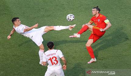 Wales dan Swiss Awali Euro dengan Berbagi Satu Poin