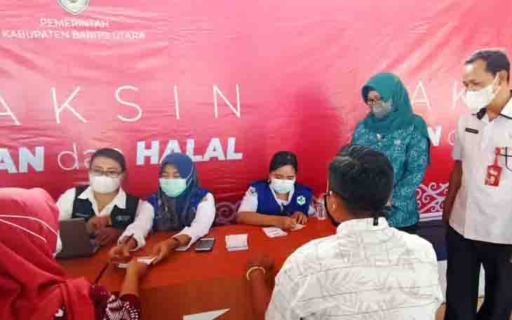 Vaksinasi Pelayan Publik di Barito Utara Hampir Mencapai Target