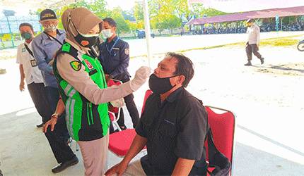Wartawan Meliput Kunjungan Kerja Wakapolri Wajib Rapid Antigen