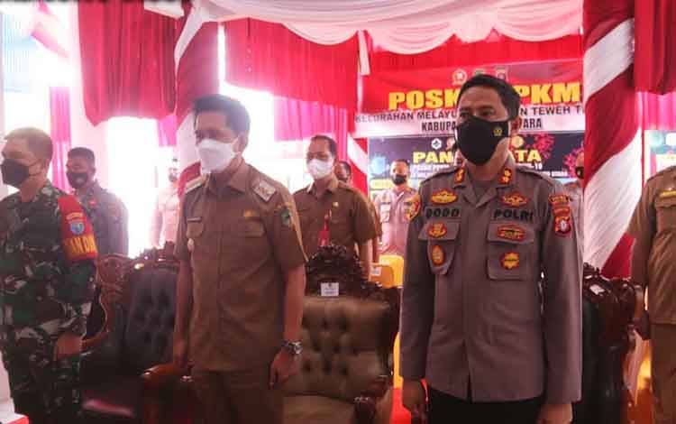 Bupati Barito Utara Saksikan Launching Fasilitas Layanan Publik Polda Kalteng oleh Wakapolri