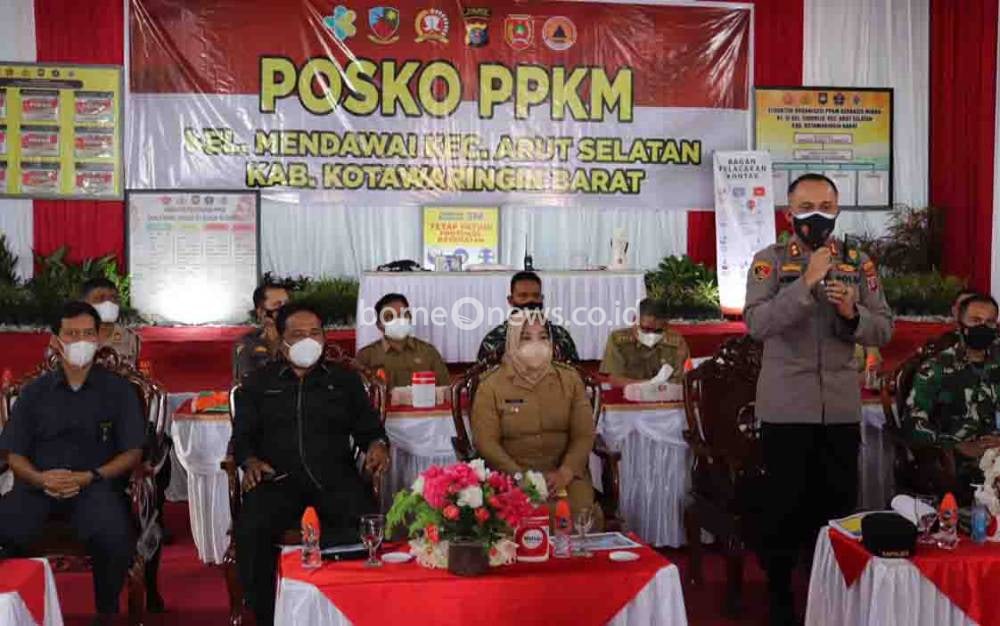 Kapolres Kobar Sampaikan Target Vaksinasi Lansia Capai 60 Persen pada Juli 2021