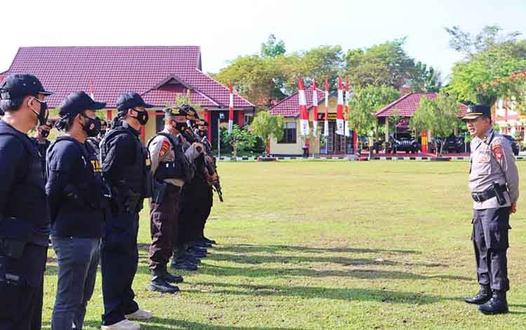 Polda Kalteng Gelar Apel Operasi Anti Premanisme