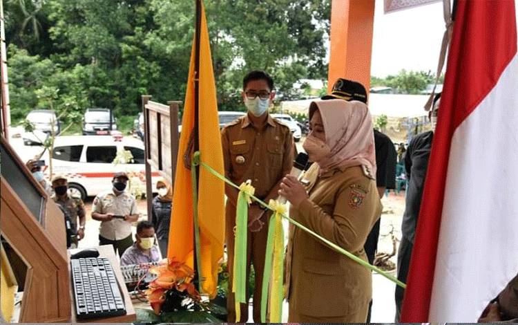 Bupati Kobar Resmikan Layanan Mandiri dan Lapak Online Bagi Desa di Kecamatan Pangkalan Lada?