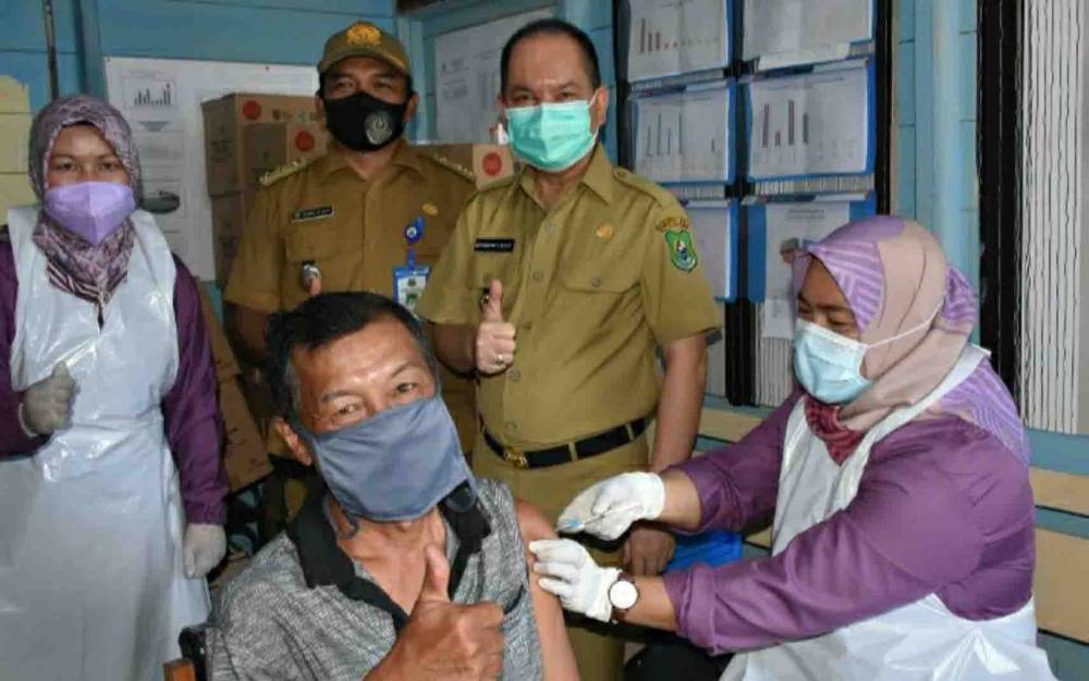 Bupati Kapuas Optimis Target Vaksinasi Covid-19 Bisa Tercapai