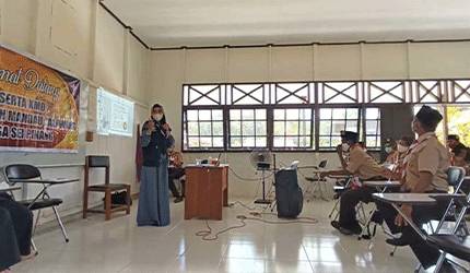 Kegiatan PGP dan KMD yang digelar Disdik Kapuas di SMPN 1 Mandau Talawang, Desa Sei Pinang.
