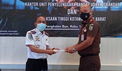 UPBU Iskandar Pangkalan Bun Kembali Perbaharui MoU dengan Kejari Kobar