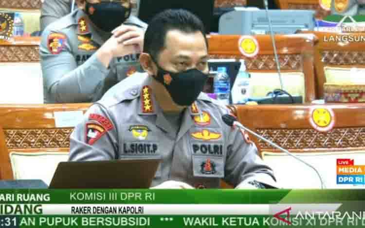 Kapolri Paparkan Capaian Kinerja 100 Hari di DPR RI
