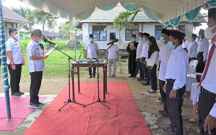 Anggota BPD 8 Desa di Kecamatan Kapuas Murung Dilantik