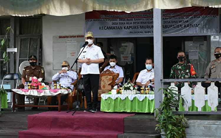 Ini Pesan Bupati Kapuas kepada Anggota BPD dari 8 Desa di Kecamatan Kapuas Murung