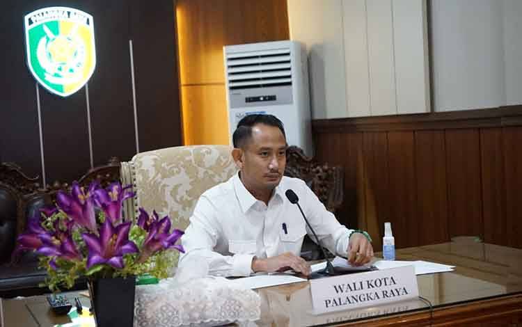 Wali Kota Palangka Raya Pimpin Webinar Gerakan Terpadu Pencegahan Kebakaran